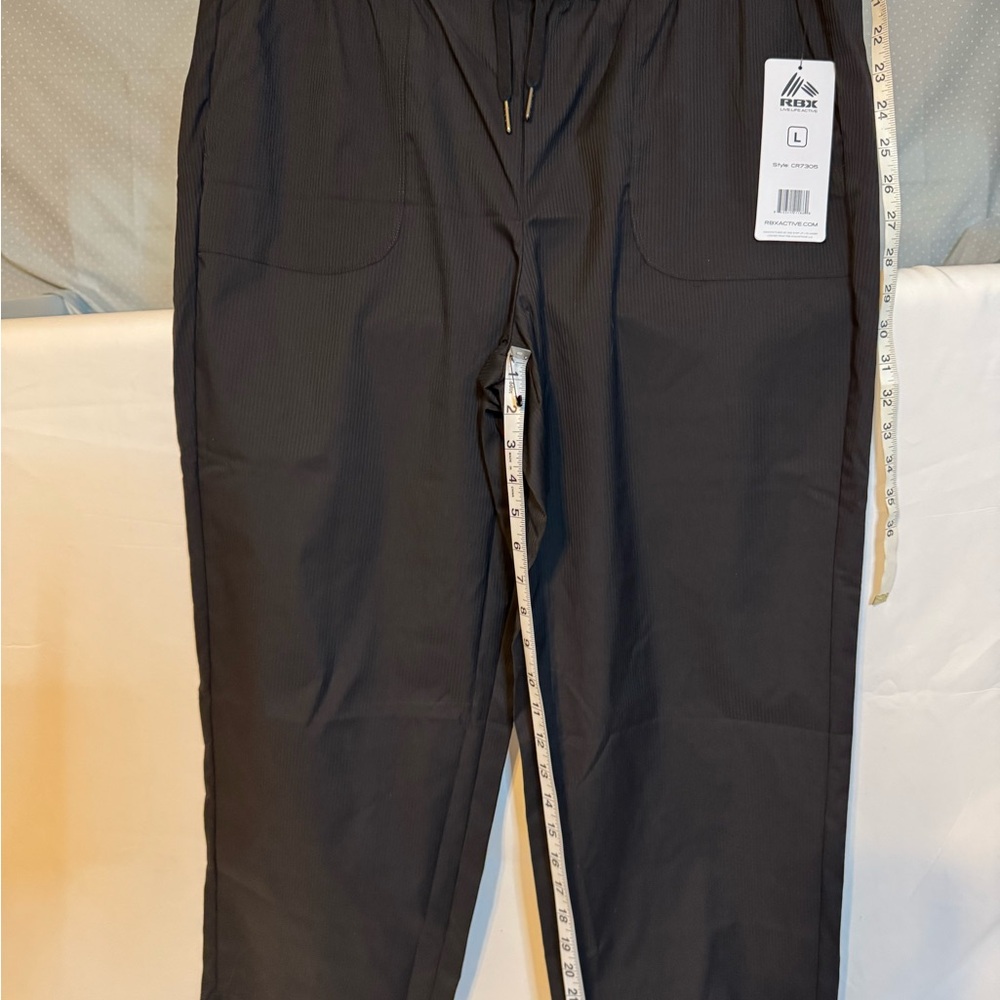RBX Lady’s Black Athletic Drawstring Joggers